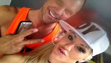 Spanish TV celeb on scene with Nacho Vidal