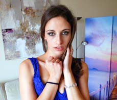 Beautiful girl as hot as hell